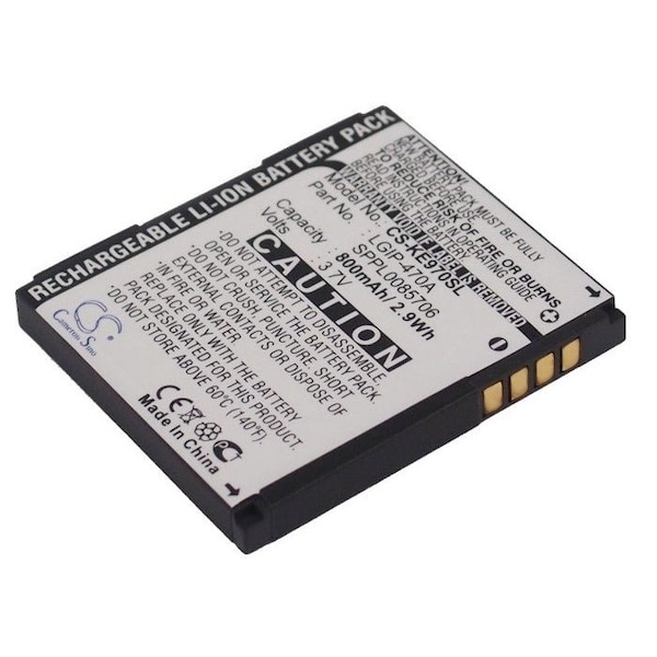 Bsc Preferred LG KF750 KG270 KG70 Shine KE970 Shine Mobile Phone Repl. Battery CS-KE970SL - main